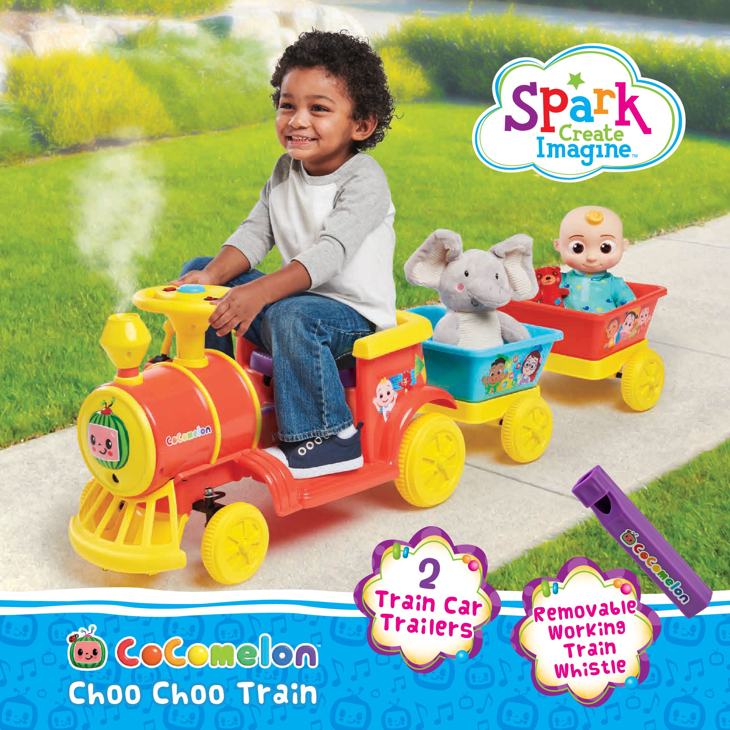 Cocomelon Choo Choo Train Ride-on Toy รถไฟของเล่น ราคา 9,900 บาท