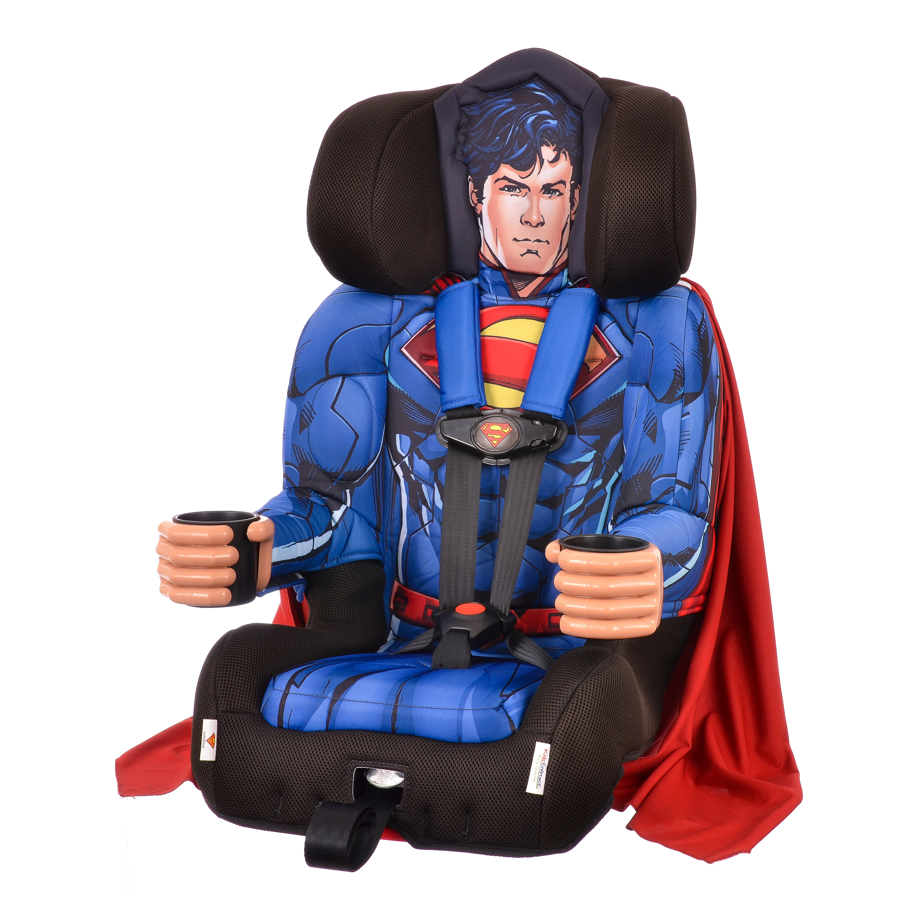 คาร์ซีทสำหรับเด็กโต ลายซุปเปอร์แมน การ์ตูนคาแรคเตอร์ตัวโปรด KidsEmbrace Combination Booster Car Seat, DC Comics Superman ใช้ได้ตั้งแต่ 2 ขวบ ถึง 8 ขวบ