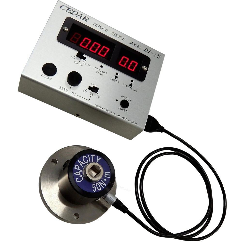 Cedar รุ่น DI-1M-IP500 เครื่องทดสอบและวัดแรงบิดแสดงผลแบบดิจิตัล,Torque tester for Air Tool/Oil Pulse Tool,Meas.range:3.0～500N.m