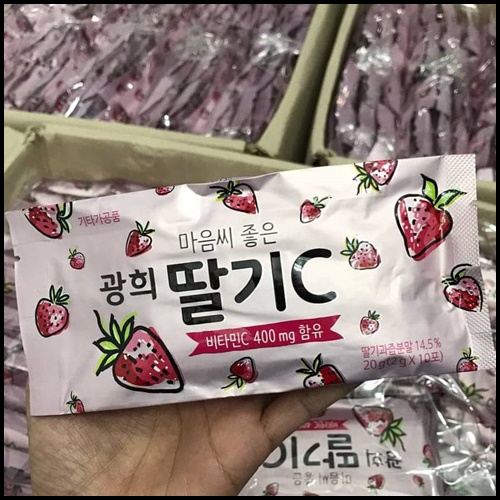 ตัลกีซีวิตามินซี Vitamin C Strawberry 400 mg วิตามินเกาหลีรูปแบบใหม่