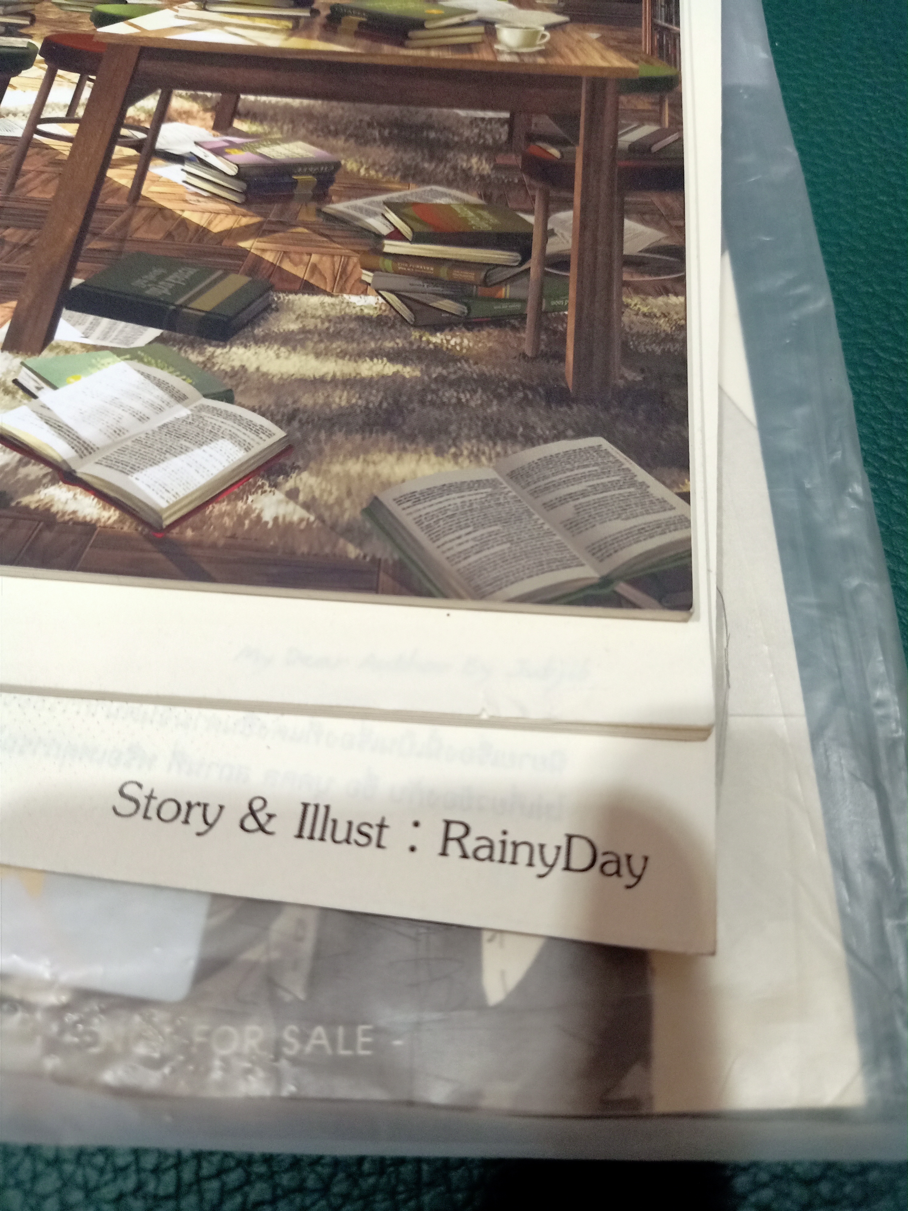 นิยาย You smell like a book + เปเปอร์