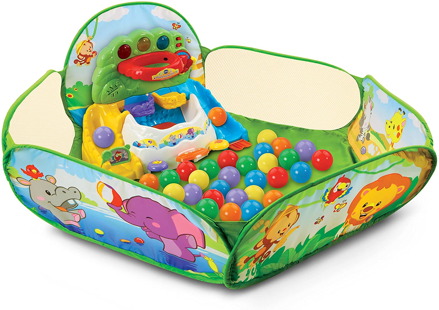 บ่อบอล VTech Pop-a-Balls Drop and Pop Ball Pit, Green ลูกบอลมหาสนุก ราคา 3390 บาท