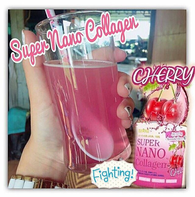 ซุปเปอร์นาโน คอลลาเจน อะเซโรล่า เชอร์รี่ (Super nano collagen Acerolay Cherry) แบบกล่อง