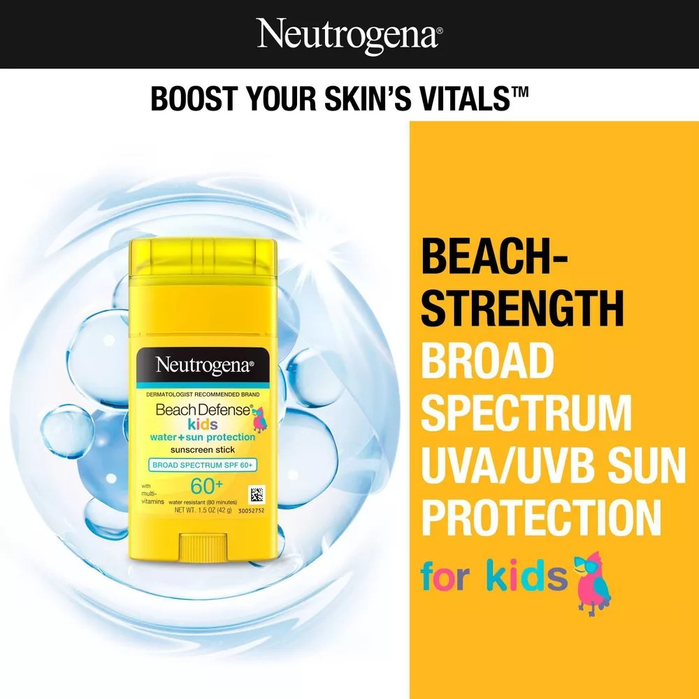 นำเข้า🇺🇸 ครีมกันแดดสําหรับเด็กกันน้ํา Neutrogena Beach Defense - SPF50 - 1.5oz ราคา 690 บาท ค่าจัดส่ง 60 บาทค่ะ