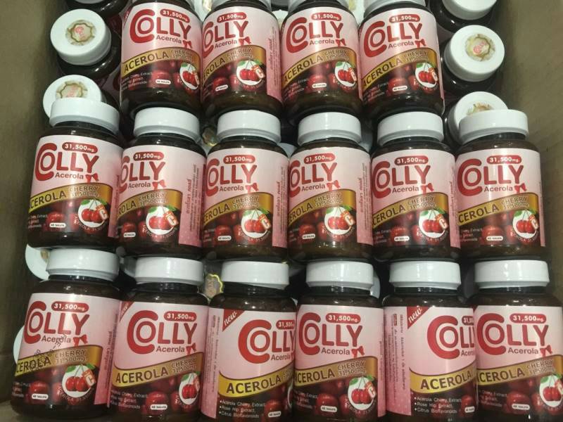 ผลิตภัณฑ์เสริมอาหาร Colly Acerola 31,500 mg. วิตามินซีสูง