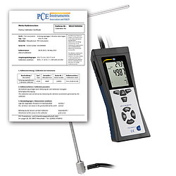PCE รุ่นHVAC 2-ICA incl. ISO Calibration Certificate Pitot Tube เครื่องวัดความเร็วลมAnemometer