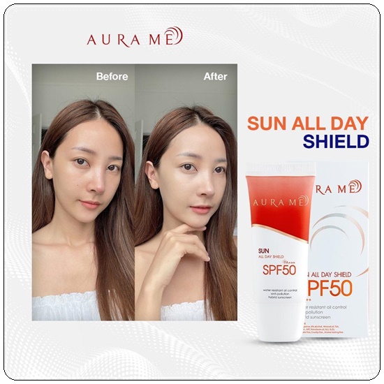 ครีมกันแดดออร่ามี Aura Me Sun All Day Shield