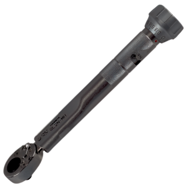 Tohnichi รุ่น QL50N-MH ประแจขันปอนด์ชนิดแสดงค่าวัดระบบเอสไอ(SI Units) , Ratchet head type adjustable torque wrench with metal handle, Torque range: 10～50, 0.5N.m, 3/8" Square Drive
