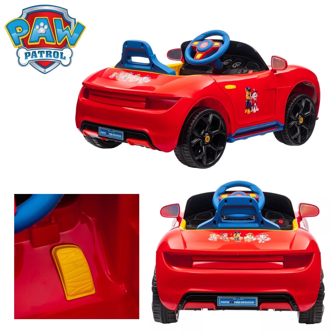 นำเข้า 🇺🇸 ✨ ขับสนุก ปลอดภัยมีสไตล์รถแบต paw patrol Licensed Kids 12V Battery Powered Convertible Ride-On Car ราคา 12,900 บาท