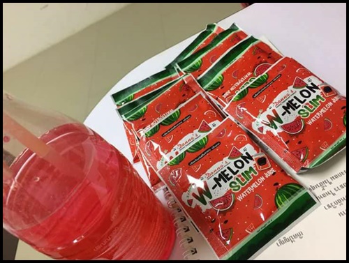 น้ำแตงโมลดน้ำหนัก W-MELON SLIM