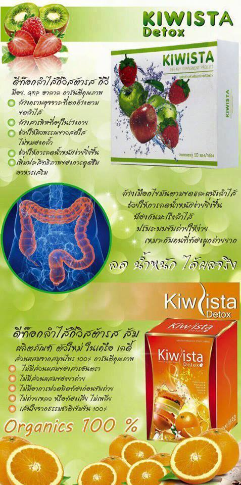 กีวิสต้าดีท๊อกซ์ รสส้ม (Kiwista Detox)