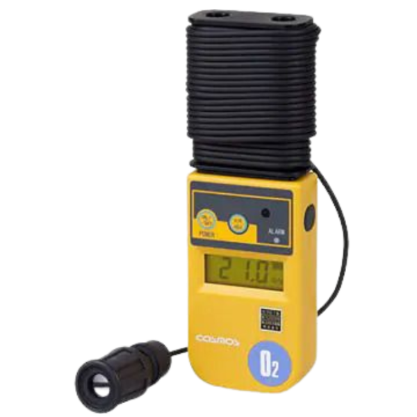 Cosmos รุ่นXO-326ⅡsCเครื่องวิเคราะห์ออกซิเจนแบบดิจิตอล(สาย10เมตร),Digital Oxygen Analyzer Main body retractable10m.