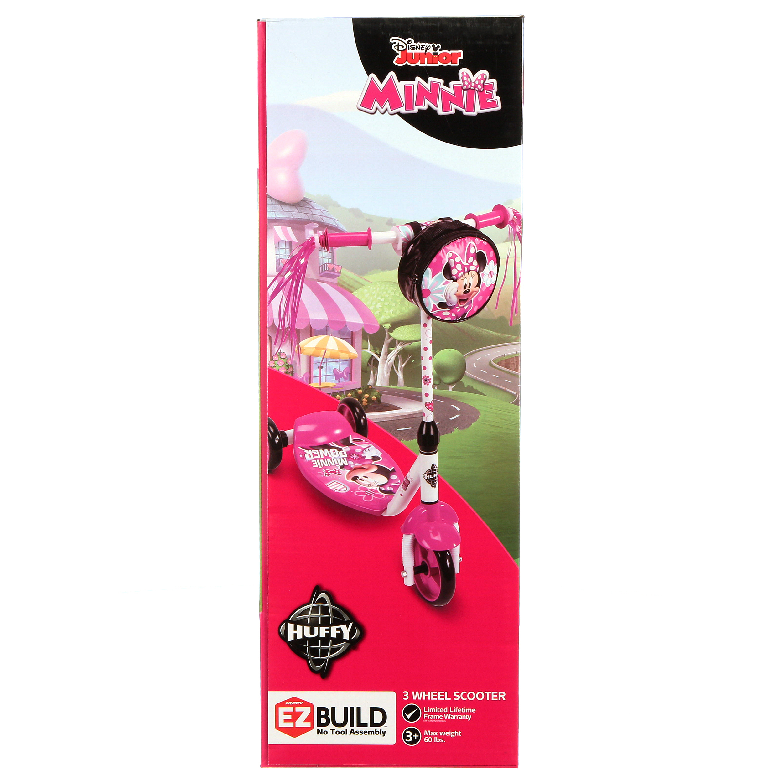 Disney Minnie Girls' 3-Wheel Preschool Scooter, by Huffy สกู๊ตเตอร์ มินนี่เม้าส์ จาก Huffy ลิขสิทธิ์แท้ USA ราคา 1,990 บาท ส่ง 150