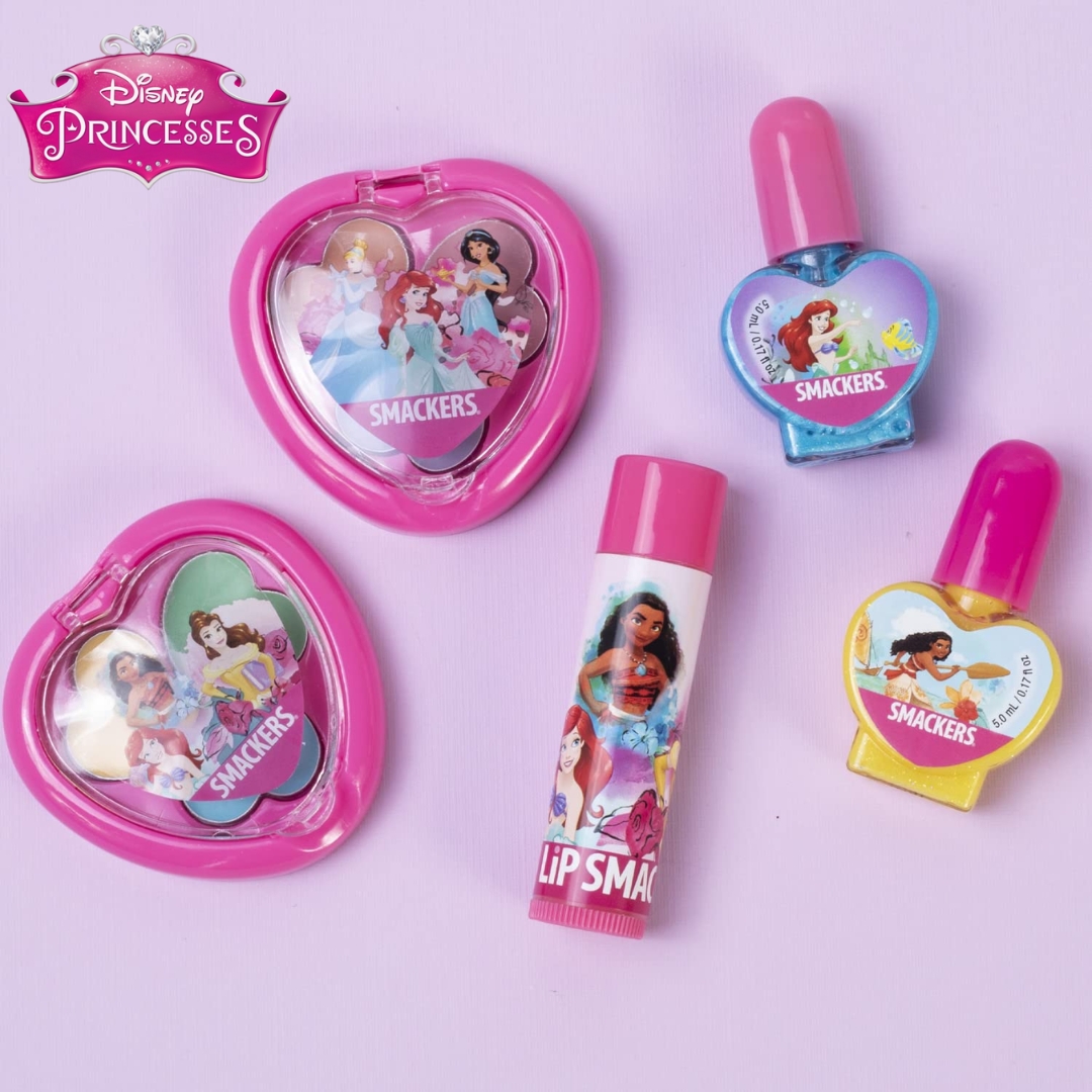 ใหม่ล่าสุด🎉นำเข้า ชุดเมคอัพ 5 ชิ้น ลิขสิทธิ์แท้จาก Lip Smacker 💖Hello Kitty, Disney Princess, Frozen ราคา 890 บาท