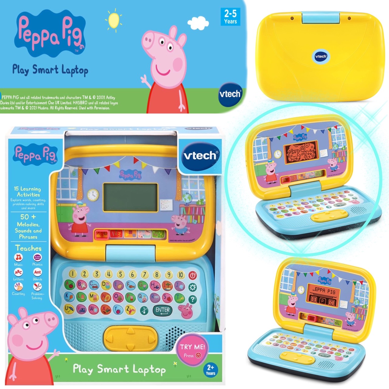 แล็ปท็อปอัจฉริยะ VTech Peppa Pig Play Smart Laptop ราคา 2,990 บาท