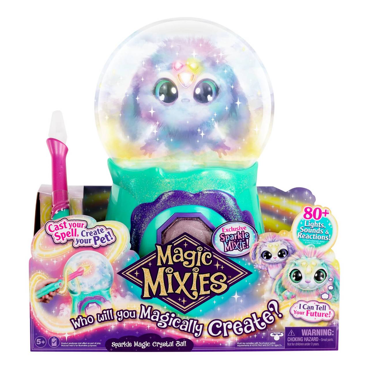 ล็อตใหม่ รุ่นใหม่ ตุ๊กตา Magic Mixies Sparkle Magic Crystal Ball สีชมพู ราคา 4,190 บาท
