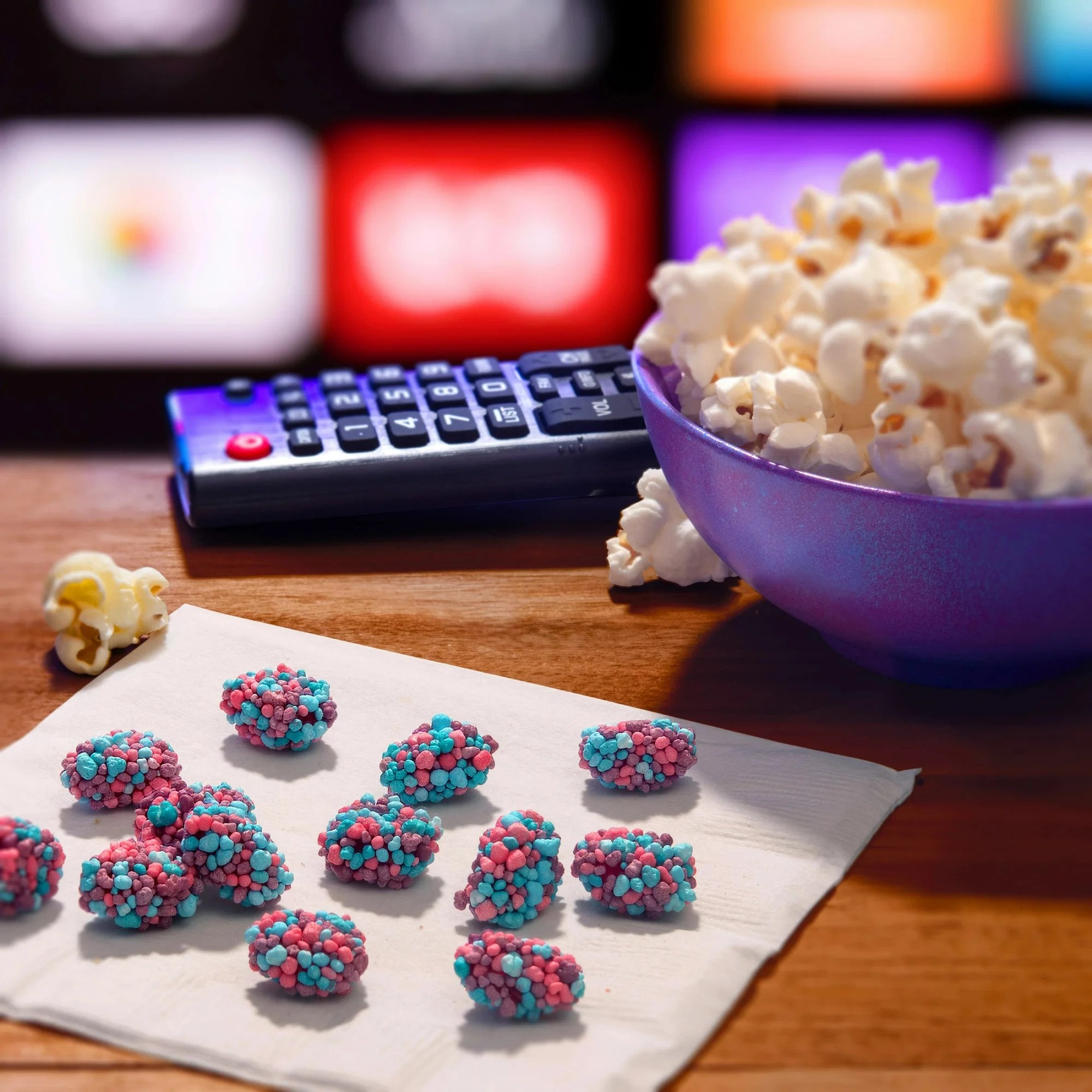 ใหม่ล่าสุด✨นำเข้าเองจาก🇺🇸 Nerds Gummy Clusters Very Berry ถุง 3 ออนซ์