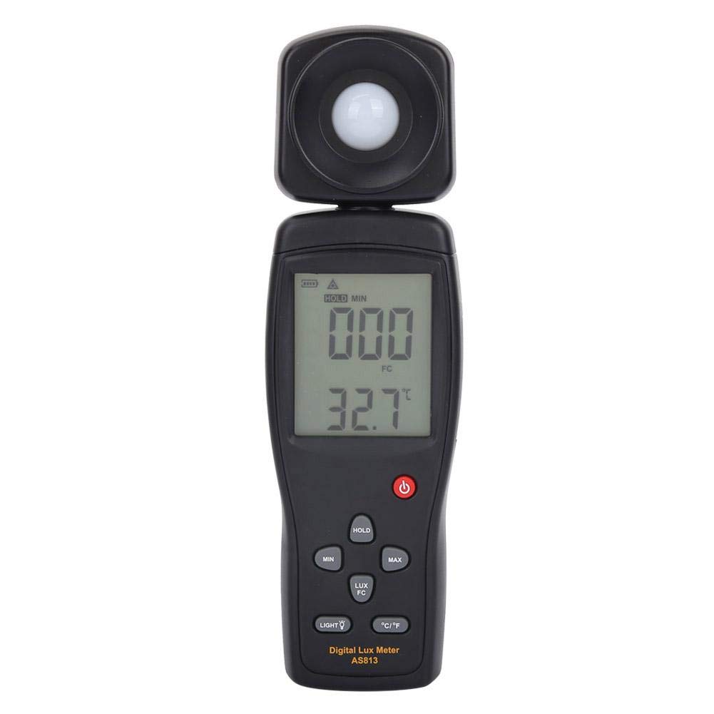 Walfront-AS813 เครื่องวัดปริมาณของแสง Photometer Illuminometer Digital Luxmeter Illuminance Light Meter