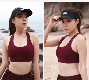Y6206016 ชุดชั้นใน ฟิตเนสโยคะ ยิม สปอร์ตบรา สีภาพ L XL 2XL 3XL 4XL Y6206016 บราตัวเดียว
