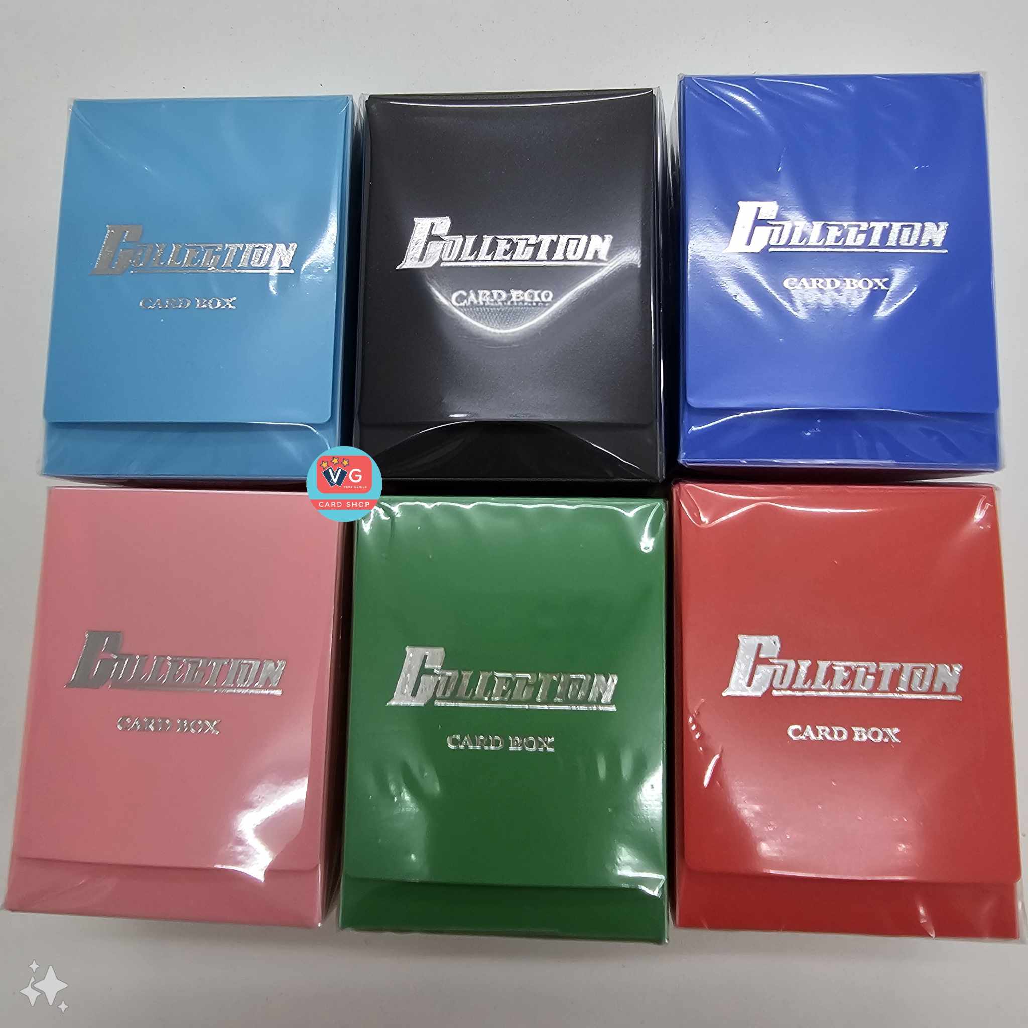 กล่องใส่การ์ดพลาสติก สุ่มสี 1ใบ