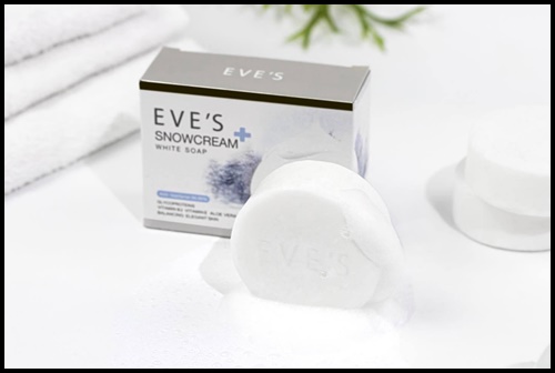 สบู่อีฟส์ Eve's Snowcream White Soap