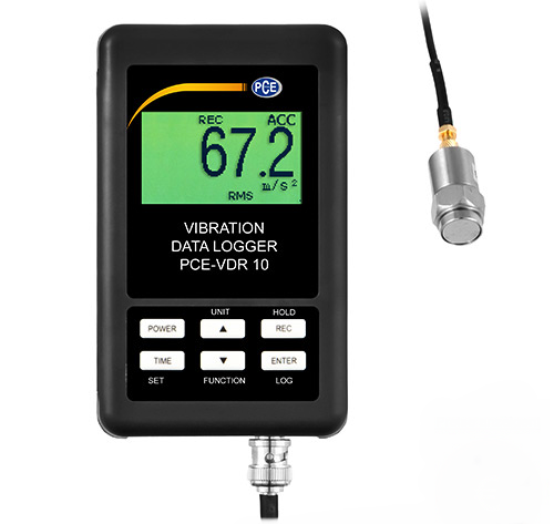 PCE รุ่นVDR-10เVibrationครื่องวัดบันทึกอุณหภูมิData Logger
