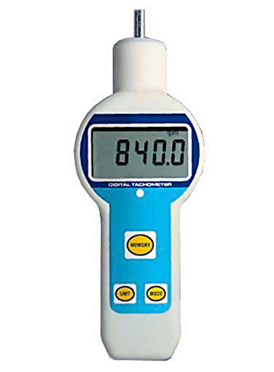 EHT-601 Digital Tachometer kit includes cone and funnel adapters, carrying case and 4-AA rechargeable batteries&charger,Meas.range:0.40～25000RPM.