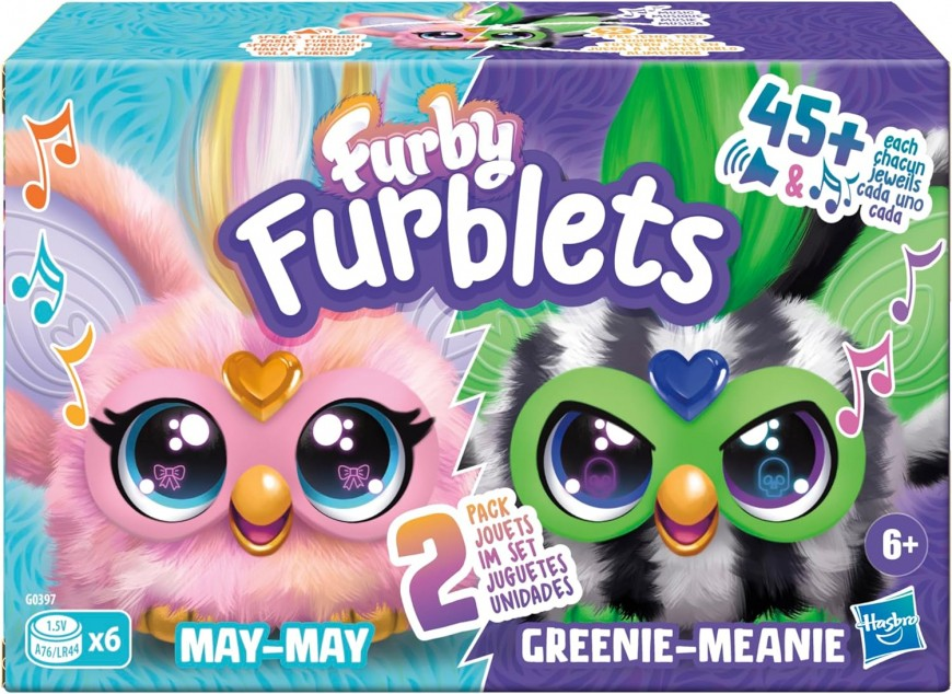 นำเข้า 🇺🇲 ตุ๊กตา Furby Furblets Fierce & Fabulous 2 Pack with Greenie-Meanie & May-May ราคา 1,490 บาท