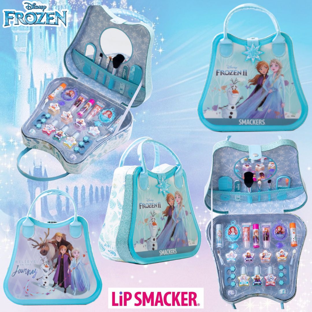 นำเข้า 🇺🇲 กระเป๋าใส่เครื่องสำอางเด็ก Lip Smacker Disney Frozen 2 พร้อมกระเป๋าใส่เครื่องสำอาง Weekender ราคา 2,290 บาท