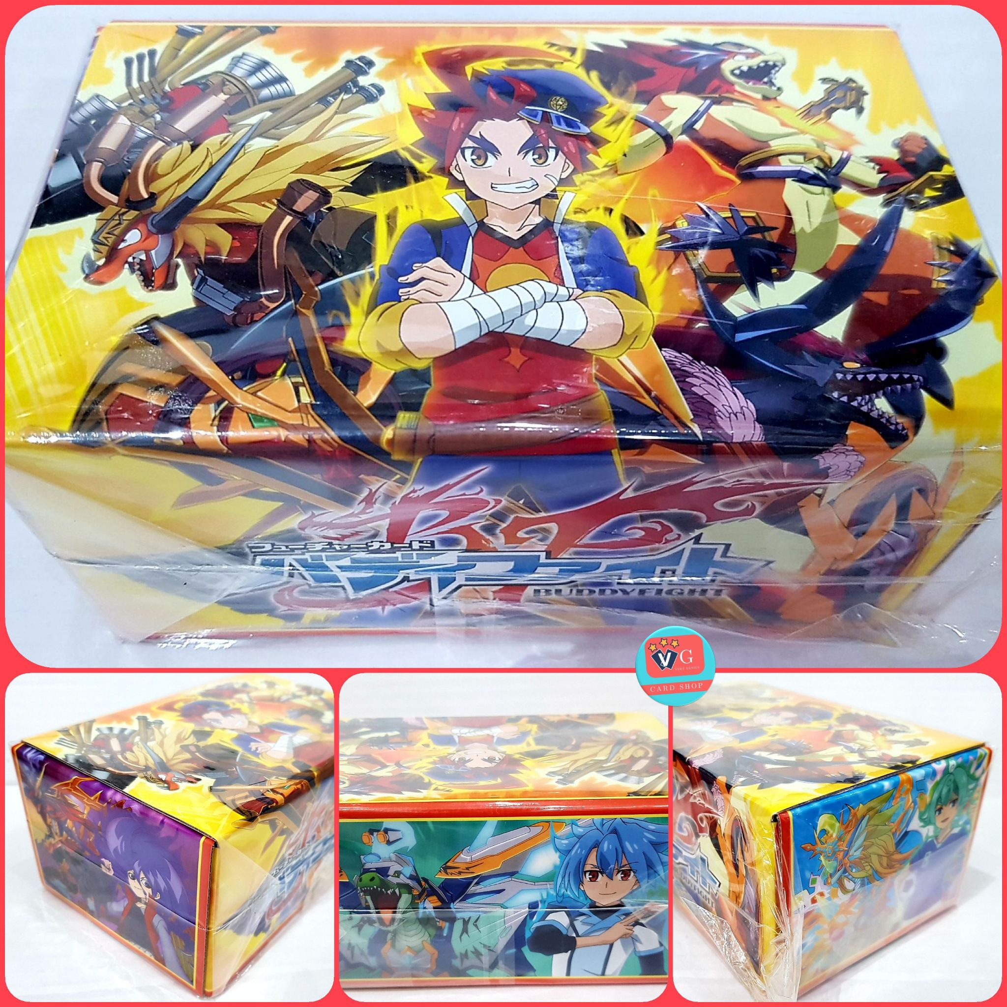 กล่องใส่การ์ด storage box บัดดี้ไฟท์ บัล ดรัม กาโอ ไกโตะ ทาสุคุ คานาตะ (jp.) ญี่ปุ่น