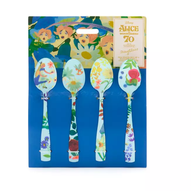 Disney Store Alice in Wonderland Mary Blair Tea Spoons, Set of 4 ราคา 1,290 - บาท