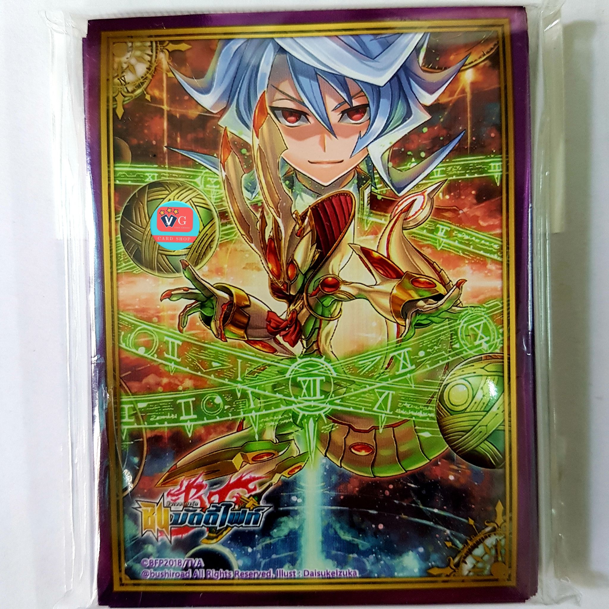 สลีฟโอเวอร์ก็อด เรย์ ซองใส่การ์ดบัดดี้ไฟท์ S Manga Sleeve Collection Vol.18 Over God Rei