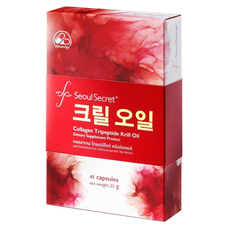 โซลซีเครท คอลลาเจน คริลล์ ออยล์ (Seoul Secret Collagen Tripeptide Krill Oil) สูตรใหม่