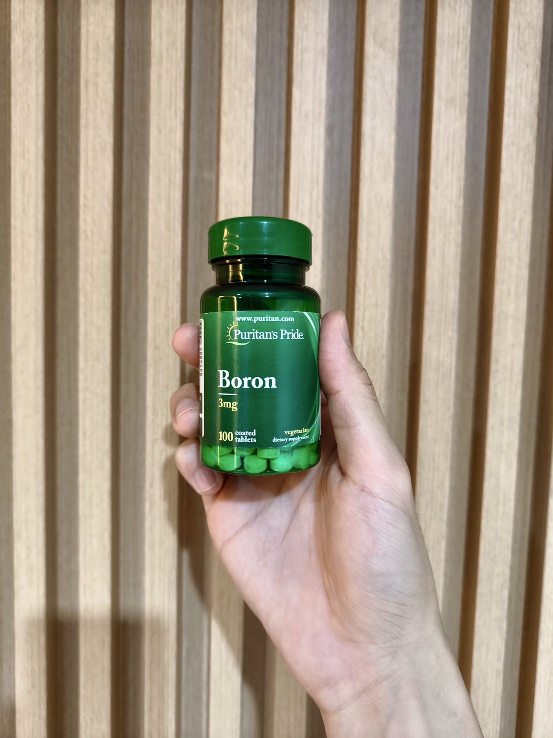 PURITAN'S PRIDE :: Boron 3 mg - 100 เม็ด ช่วยให้ร่างกายดูดซึมแคลเซียมได้ดีขึ้น กระดูกแข็งแรง