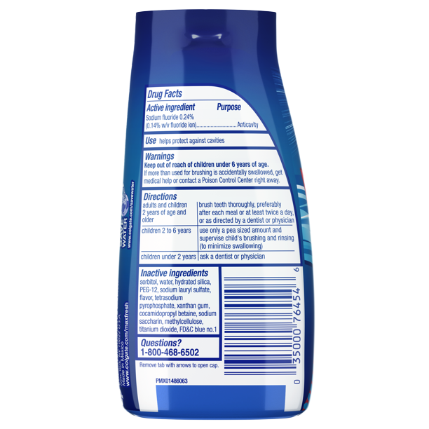 ยาสีฟันผสมน้ำยาบ้วนปากสำหรับเด็ก Colgate Max Fresh Liquid Gel 2-in-1 Toothpaste and Mouthwash, Cool Mint, ราคา 350 บาท