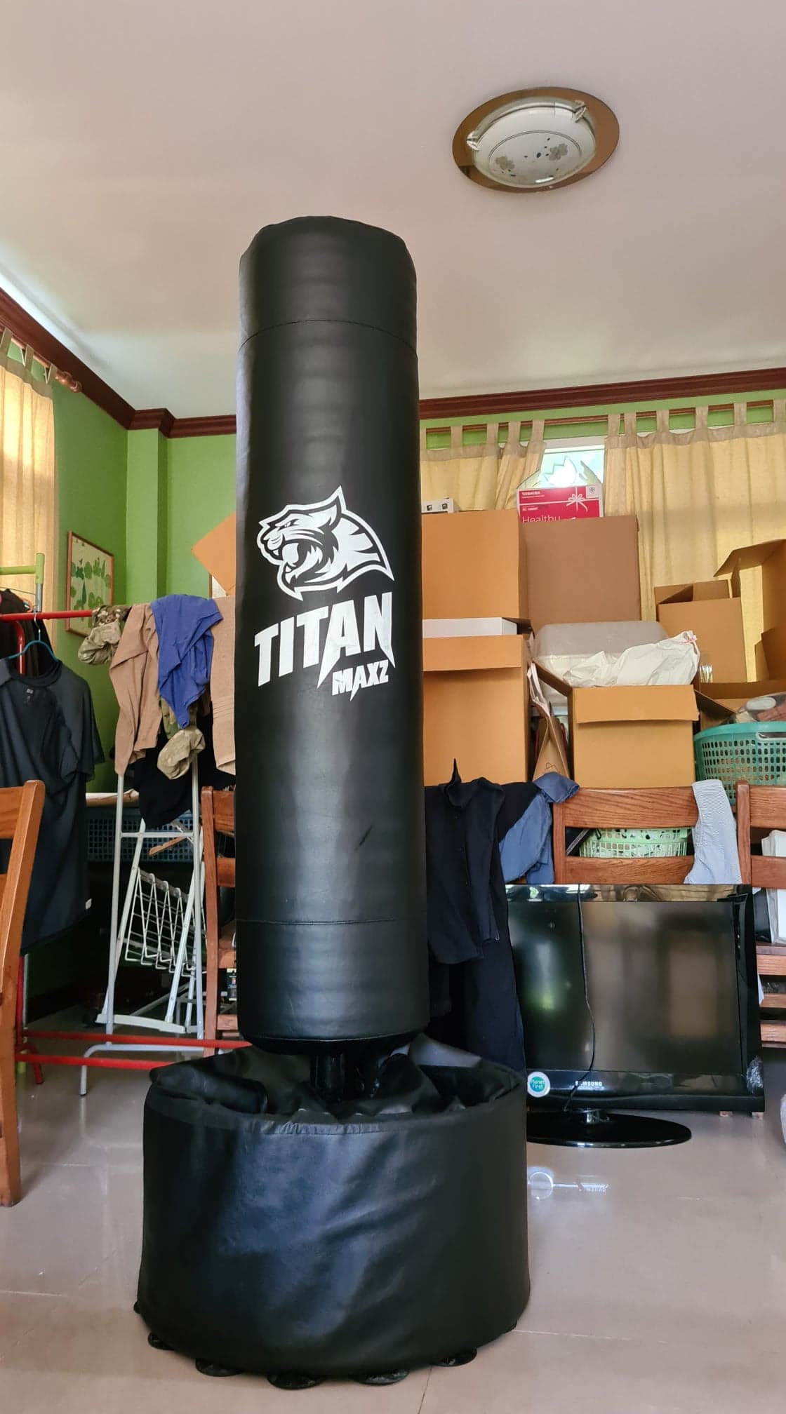 กระสอบทรายตั้งพื้นรุ่น TitanFit วางได้ทุกพื้นผิว