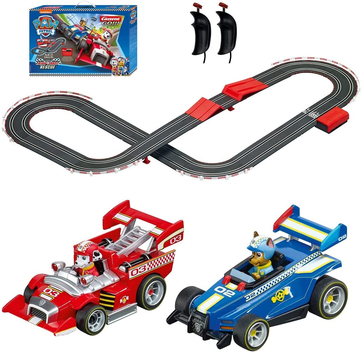 รถ Carrera GO!!! 63514 Official Licensed PAW Patrol Battery Operated 1:43 Scale Slot ราคา 3,190 - บาท
