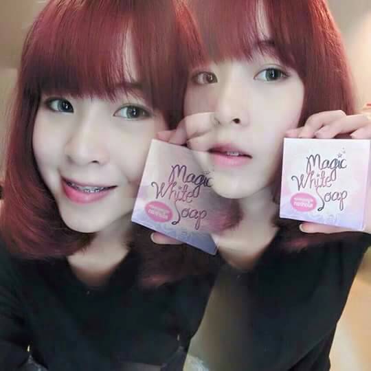 สบู่Magic white soap สบู่ เมจิกไวท์ ผลัดเซลผิวขาว