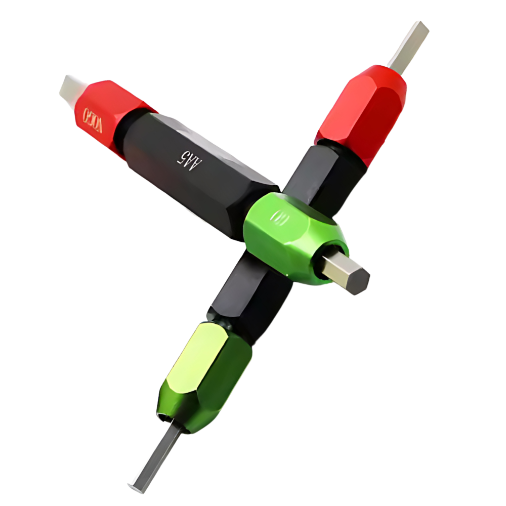 Hex-CAP-M8-6.019 ปลั๊กเกจวัดงานรูปทรงหกเหลี่ยมขนาด 6.019 มิล,Hex gauge CAP-M8(GO,NOGO) with green/red holder,mat.SKS3,L=7mm.