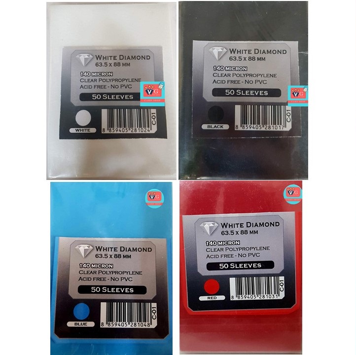ขนาดบัดดี้ สลีฟหลังทึบผลิตไทย ซองใส่การ์ด matte ขนาด standard