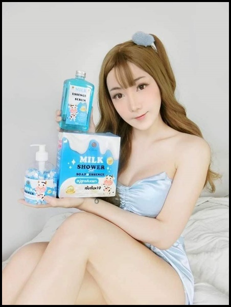 สบู่สูตรลับเฉพาะ Milk Shower แถมฟรี Essence Serum