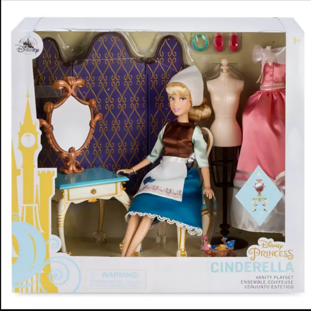 ตุ๊กตา Cinderella Classic Doll with Vanity Play Set ราคา 1,890 - บาท
