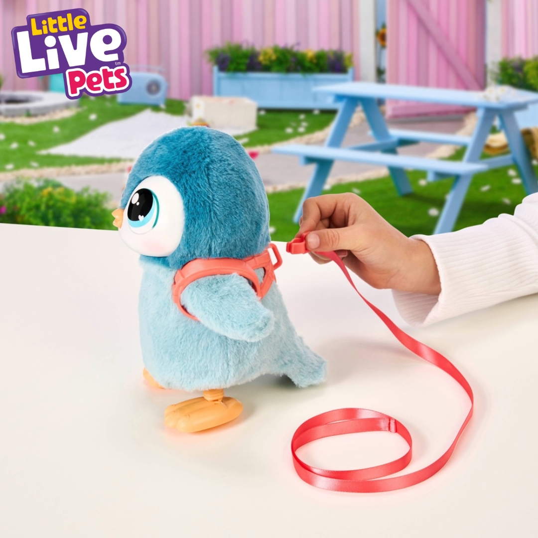 นำเข้า 🇺🇸 💖🐧เพนกวินตัวโปรดสุดน่ารัก Little Live Pets Walking Penguin My Pet Waddlesชีวิตชีวาด้วย เสียงและปฏิกิริยาโต้ตอบกว่า 25 แบบ