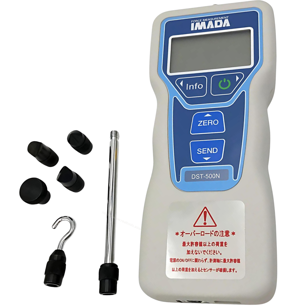 Imada รหัส DST-200N เครื่องวัดแรงดึงแรงดันแบบดิจิตอล,Digital force gauge,capacity range:200N(20kgf),resolution:0.1N(0.01kgf)