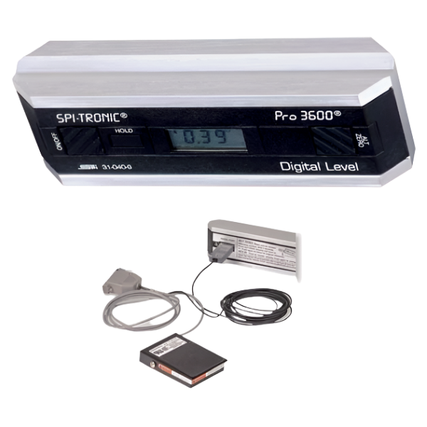 SPI รุ่นPRO-3600(31-040-9)เครื่องวัดองศาและมุมแบบดิจิตอล,Digital Level SPC Output,SPC Cable Foot-switch(31-041-7),Meas.range:360°(4x90°)