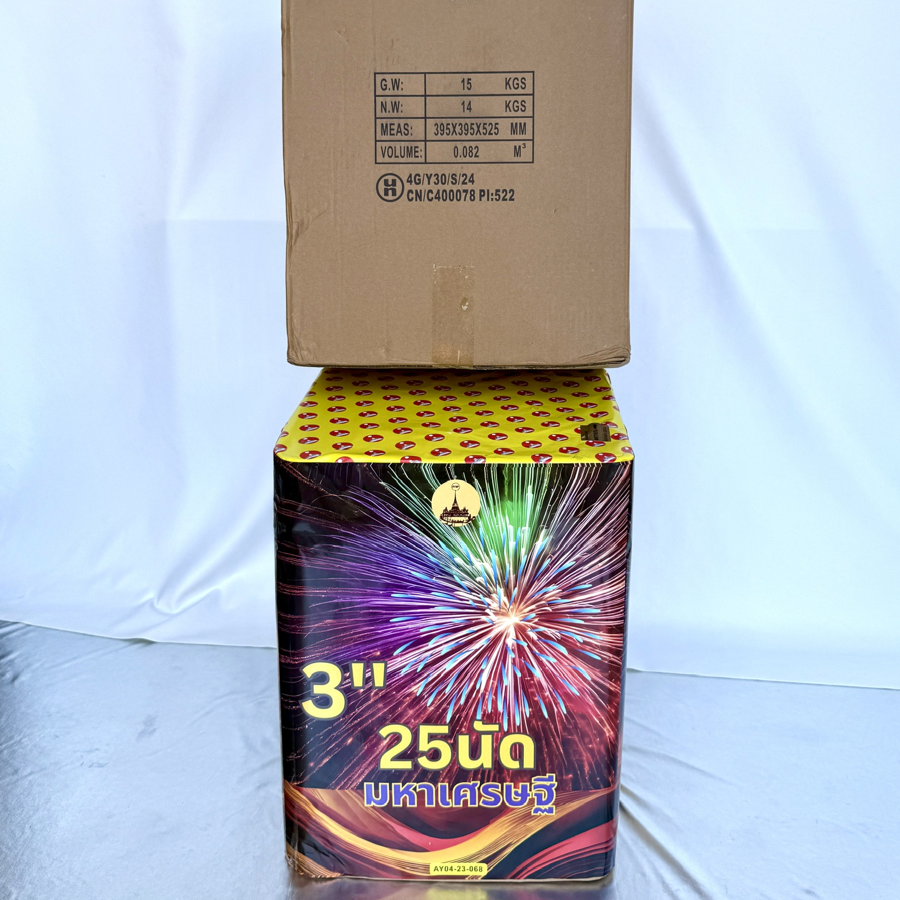 3 inches 25 shots AY04 billionaire Firework