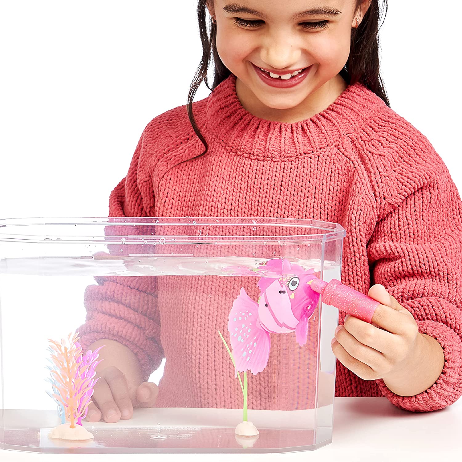 ตู้ปลา มีชีวิตอย่างน่าอัศจรรย์ในน้ำ Little Live Pets - Lil' Dippers Fish Tank: Splasherina ราคา 1790 - บาท