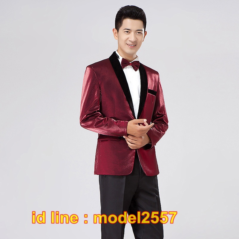 JM6102005 ชุดเสื้อสูทงานเลี้ยงผู้ชายสูทเจ้าบ่าวงานแต่งงาน (pre) JM6102005 ชิ้น