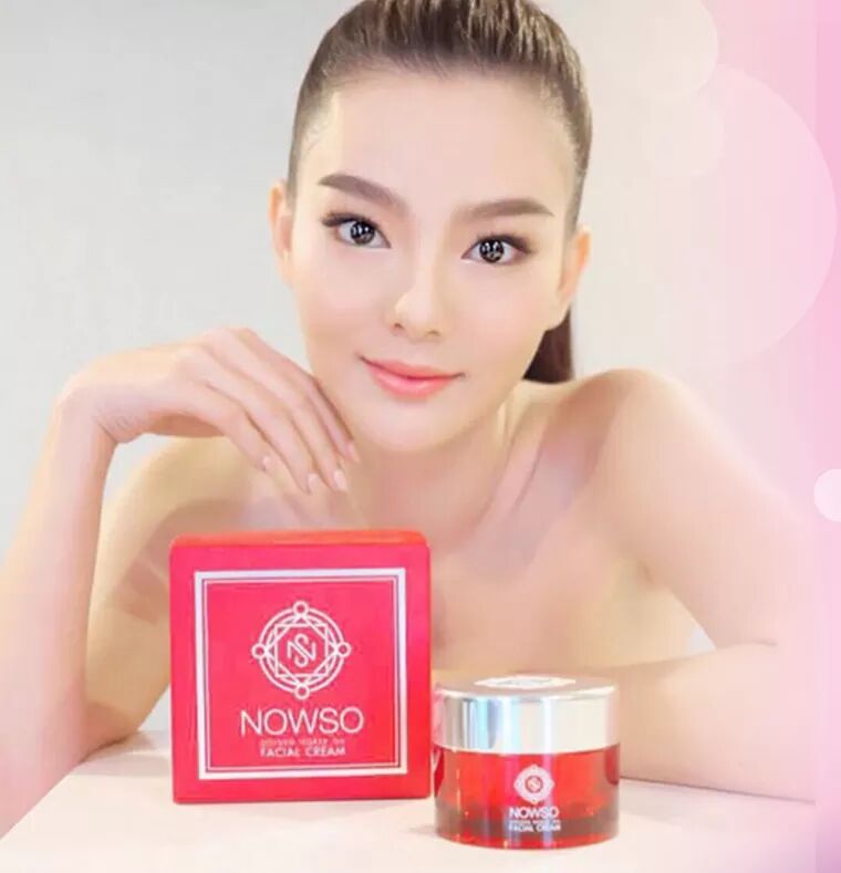 นาวโซ เฟเชี่ยล ครีม (NOWSO Golden Horse Oil Facial Cream) ครีมน้ำมันม้าทองคำ