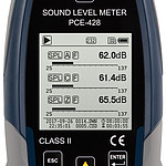 PCE รุ่น428Sound Levelเครื่องวัดบันทึกอุณหภูมิData Logger
